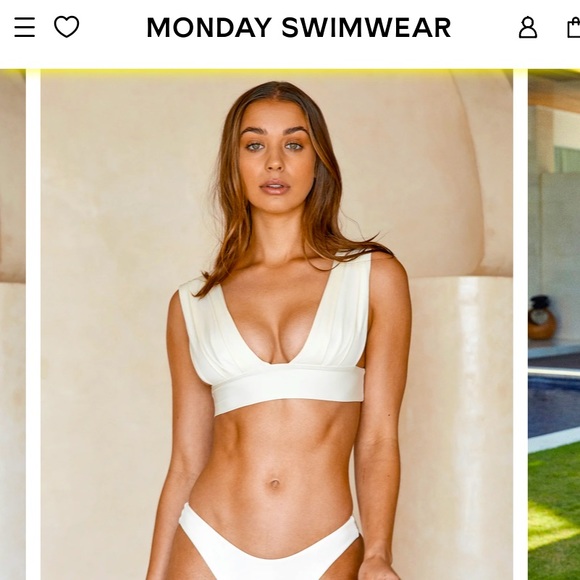 Monday Swimwear Other - NWT Monday Swimwear Ivory Aruba Top size V/VV (selling matching bottoms as well)